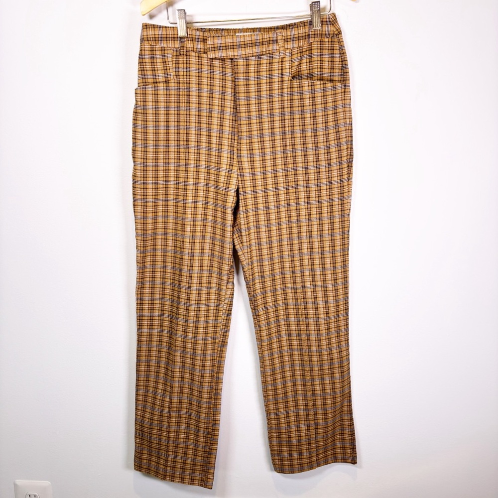 Urban Outfitters Plaid Cropped Pants